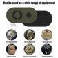 Krydex 4pcs AB+ POS Blood Type Patches Tactical Reflective Hook & Loop Badge First Aid Emergency IFAK Trauma Patch 2x1 In.