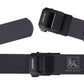 Krydex 1.5" Tactical Belt No Hole Auto-Locking Duty Work Belt Nylon Stretch EDC Belt