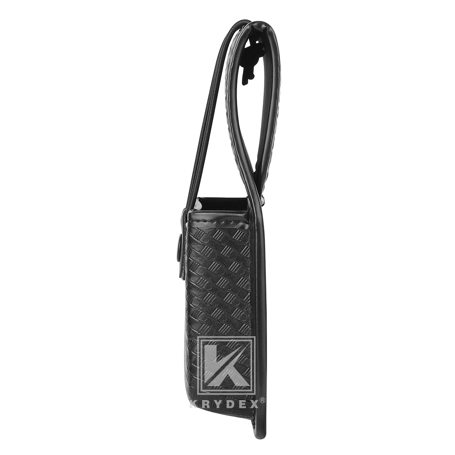 Krydex Basket Weave Radio Pouch for Duty Belt Universal Police Radio Walkie Talkies Holster for Security & Law Enforcement Fits 2" & 2.25" Belts For MT500 MT1000