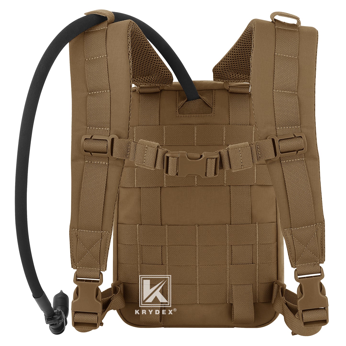 Krydex Tactical Hydration Pack 1.5L 50oz Water Bladder Carrier MOLLE for vest Hydro Backpack