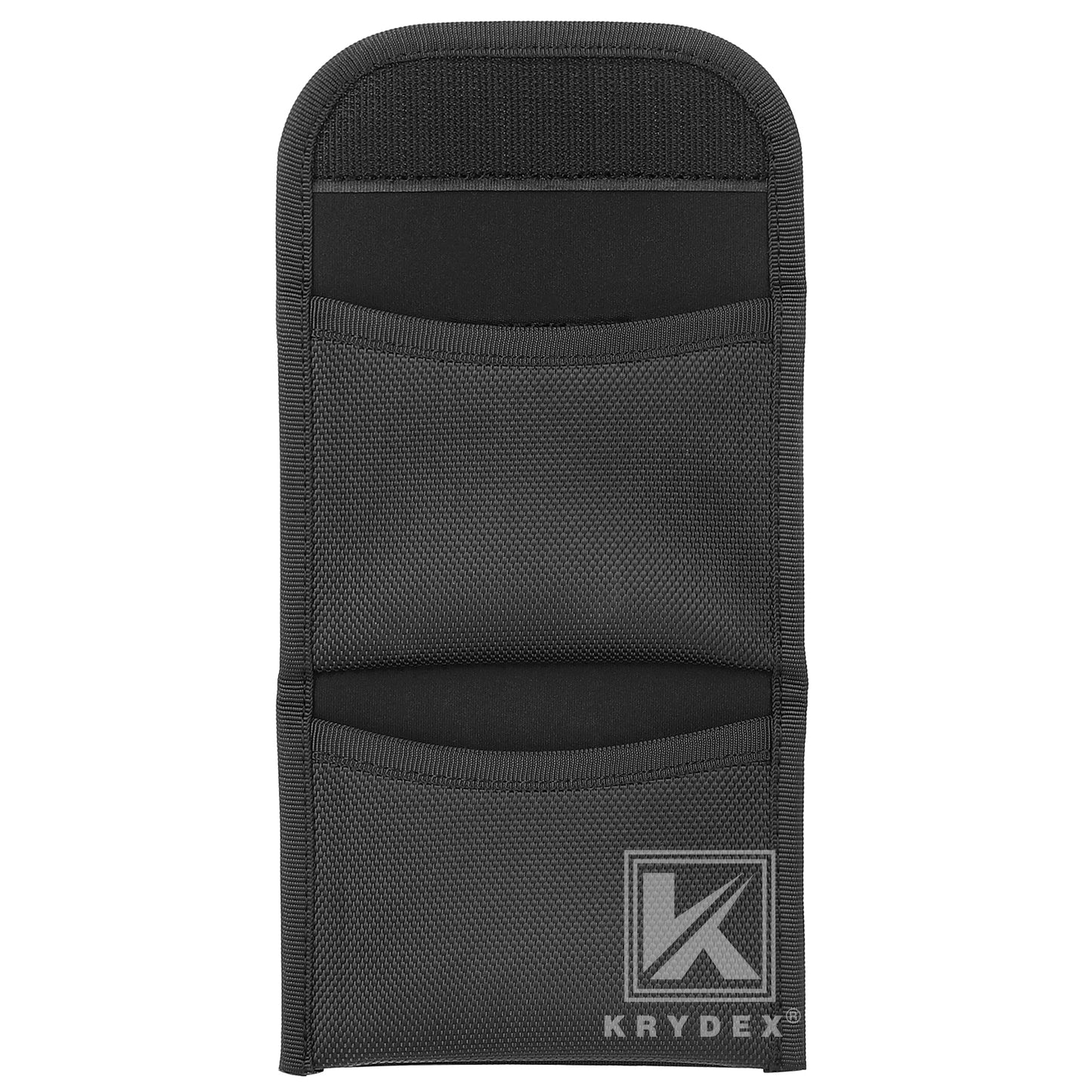 Krydex Flat Glove Holder Latex Nitrile Disposable Gloves Nylon Pouch Fits 2" & 2.25" Duty Belt For Police Firefighter Law enforcement EMT Paramedic First Responders
