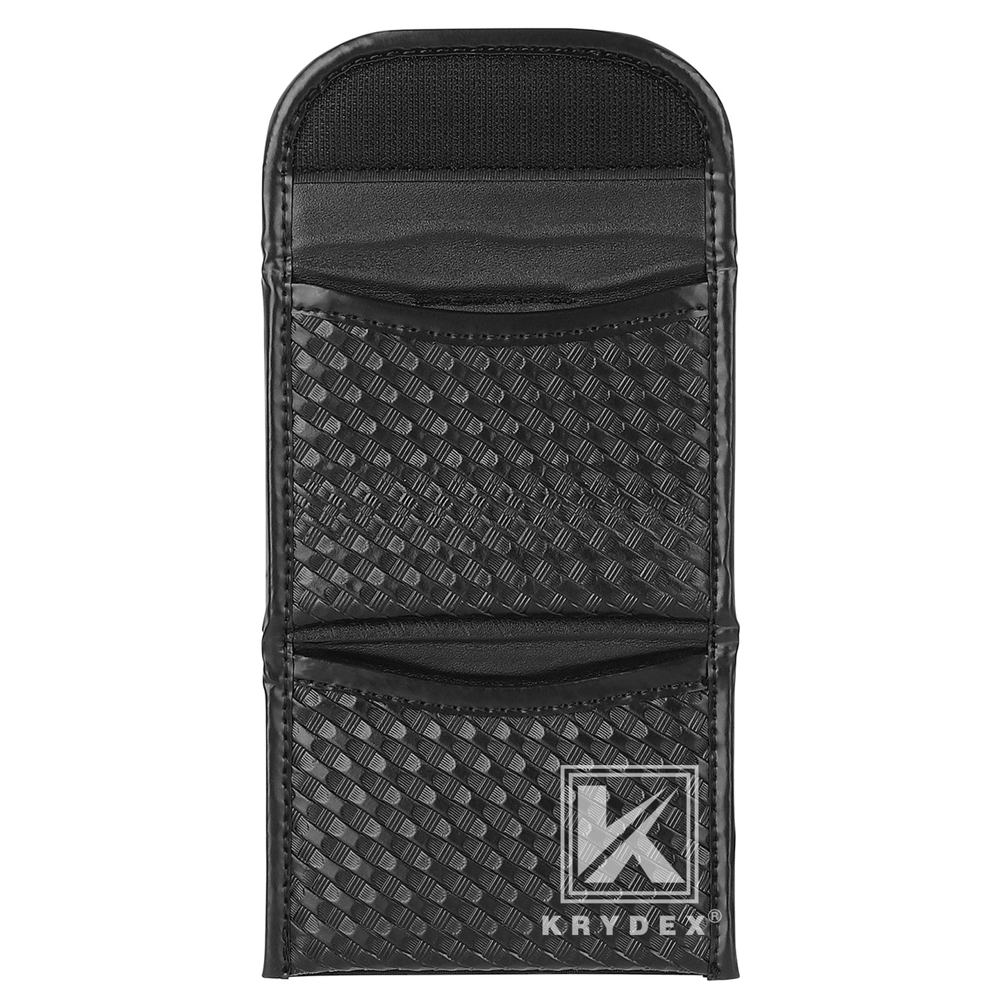 Krydex Flat Glove Holder Latex Nitrile Disposable Gloves Pouch Basket Weave Keeper Fits 2" & 2.25" Duty Belt For Police Firefighter Law enforcement EMT Paramedic First Responders