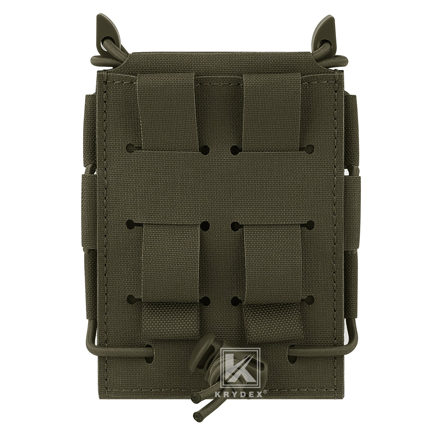 Krydex Tactical 556 Magazine Pouch Open Top Rifle Mag Carrier Rapid Access MOLLE Compatible