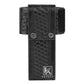 Krydex L-Style Universal Radio Holster Basketweave Two Way Radio Case Holder Fits For Motorola Kenwood 2” & 2.25” Duty Belt Carrier for First Responders