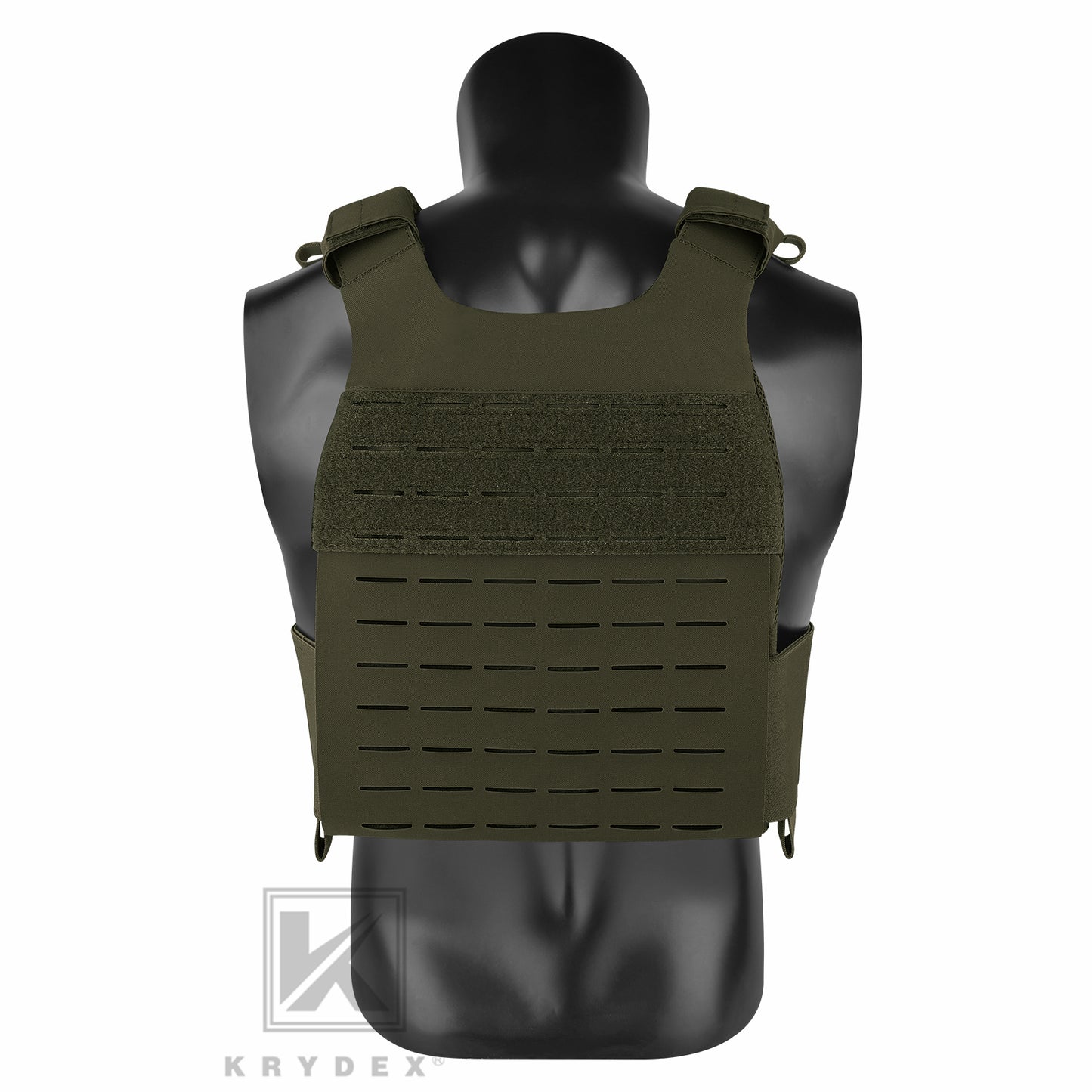 KRYDEX Low Vis Slick Plate Carrier FCS Tactical Molle Vest Elastic Cummerbund Micro Fight MK3 Chassis Drop SACK Pouch