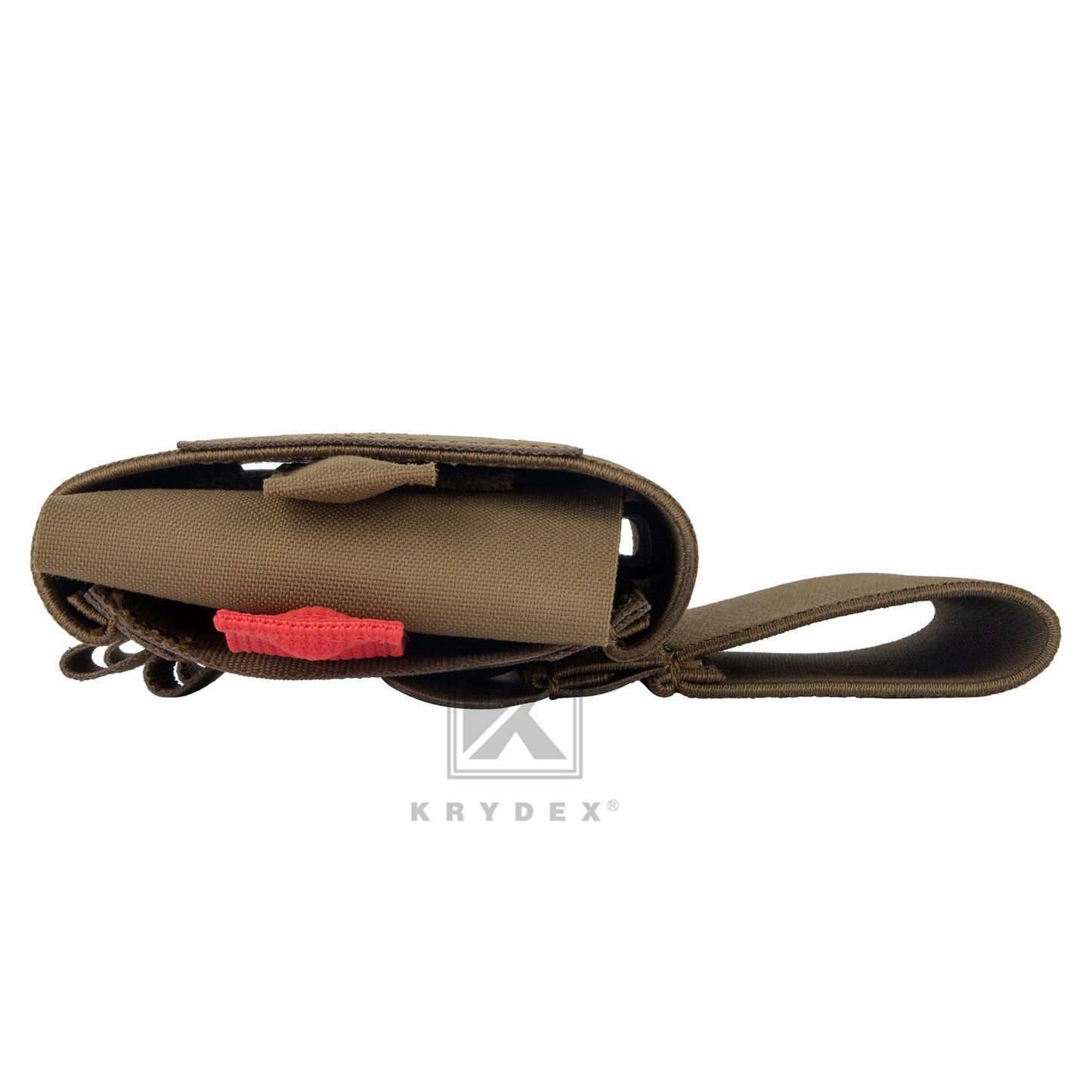 Krydex Tactical Micro Trauma Pouch MED IFAK Kit First Aid Insert Medical Holder Removable Tourniquet Holder MOLLE & Belt Compatible