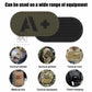 Krydex 4pcs AB+ POS Blood Type Patches Tactical Reflective Hook & Loop Badge First Aid Emergency IFAK Trauma Patch 2x1 In.