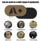 Krydex 4pcs AB+ POS Blood Type Patches Tactical Reflective Hook & Loop Badge First Aid Emergency IFAK Trauma Patch 2x1 In.