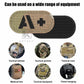Krydex 4pcs AB+ POS Blood Type Patches Tactical Reflective Hook & Loop Badge First Aid Emergency IFAK Trauma Patch 2x1 In.