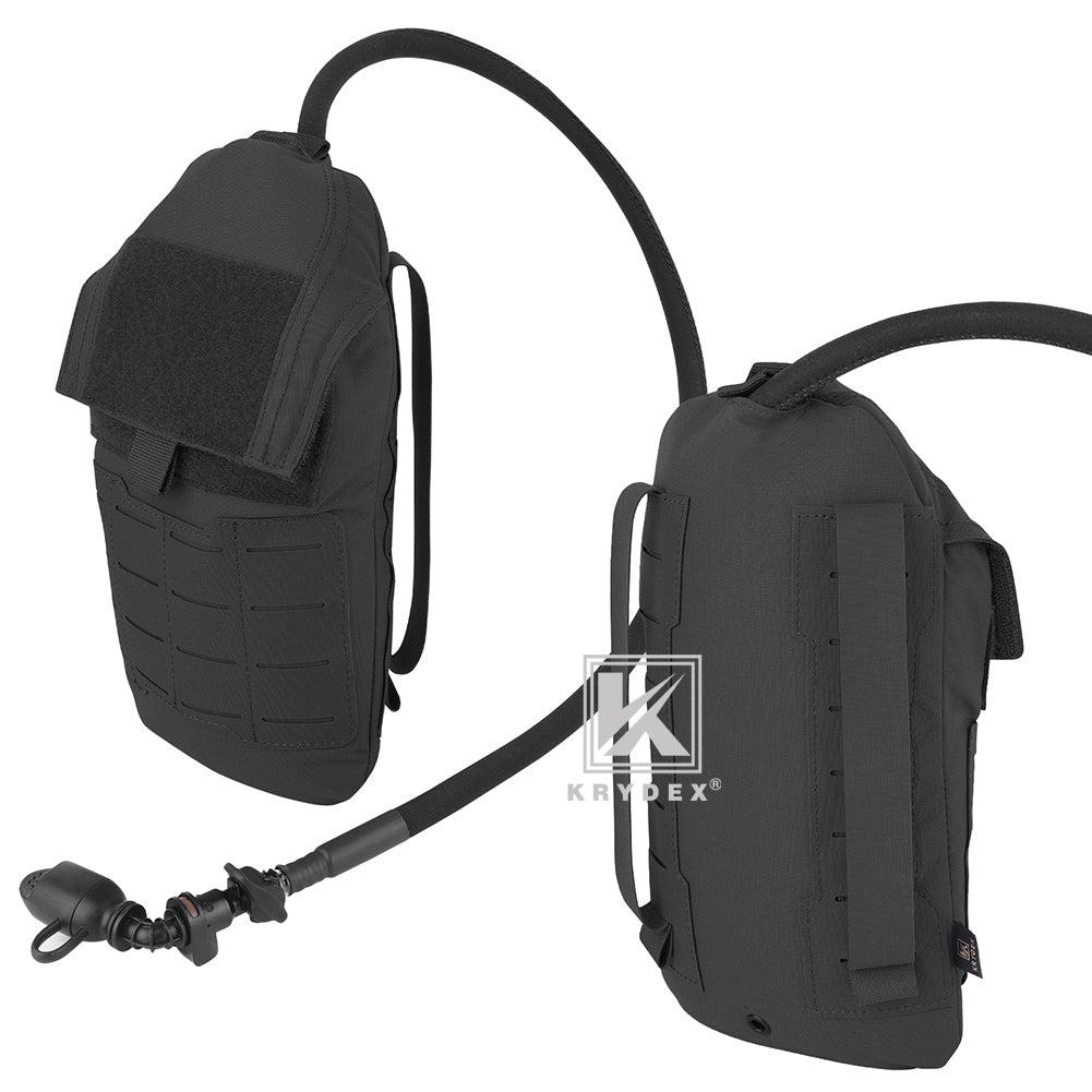 Krydex Tactical 1.5L 50oz Hydration Bladder Pouch Low Profile Hydra Carrier MOLLE Water Pack
