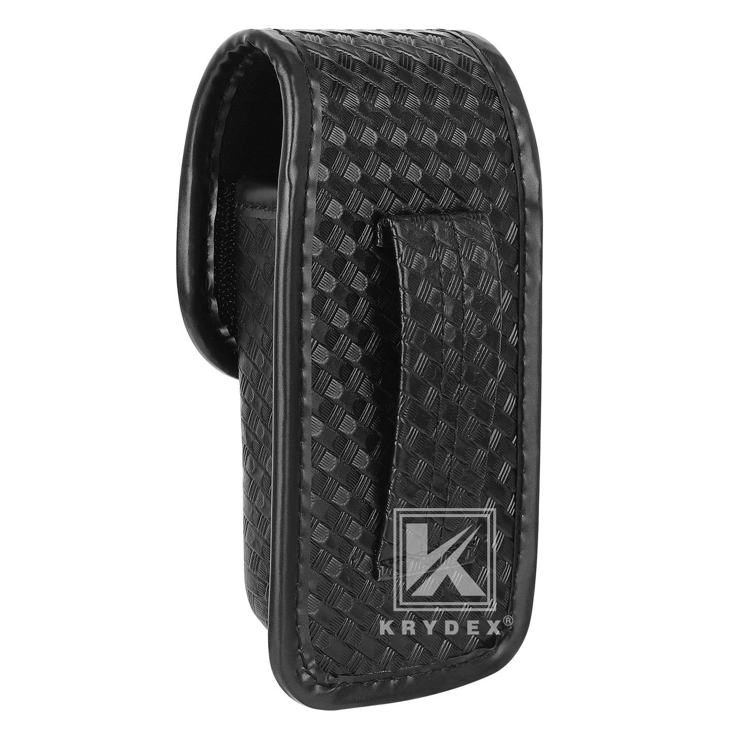 Krydex OC / MK3 Spray Holster Basket Weave OC MACE Pepper Spray Pouch Canister Flashlight Holder Multi-Tool Plier Pouch Fits 1.5" 1.75" 2" 2.25"  Duty Belt for Police Security LE Outdoor