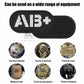 Krydex 4pcs AB+ POS Blood Type Patches Tactical Reflective Hook & Loop Badge First Aid Emergency IFAK Trauma Patch 2x1 In.