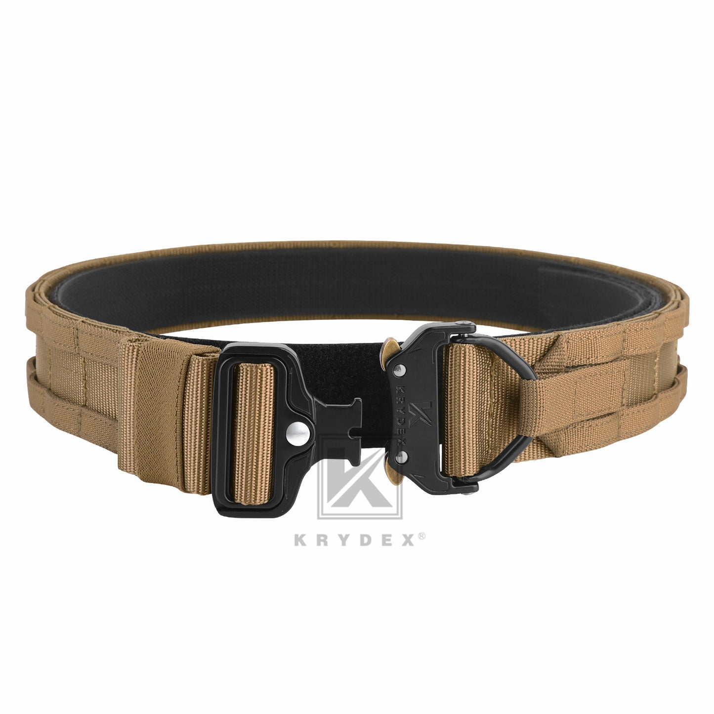 KRYDEX 1.75”& 1.5” Tactical Quick Release MOLLE D-Ring Belt Rigger Duty Gun Belt Outer & Inner Hunting Shooting Belt