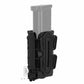 KRYDEX Soft Shell 9mm Pistol Mag Pouch Magazine Carrier Holder with Belt Clip Short