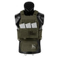 KRYDEX Low Vis Slick Plate Carrier Tactical Vest Body Armor w/MK Micro Fight Chest Rig Set