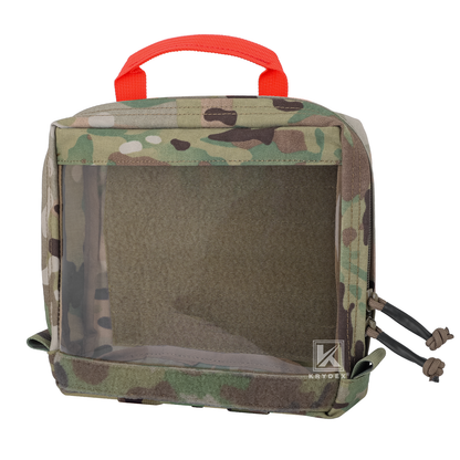 Krydex Clear Top Insert Large/Small for D3 Tactical Backpack Organizer Bag Hook & Loop Medic Pouch