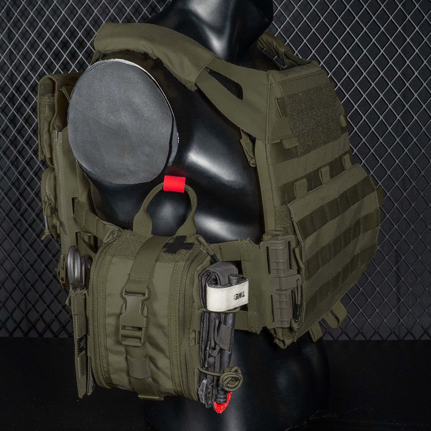 Krydex Tactical Tear Off Medical Pouch IFAK EMT Trauma Kit Pouch Rip Away First Aid Organizer MOLLE / Belt Compatible