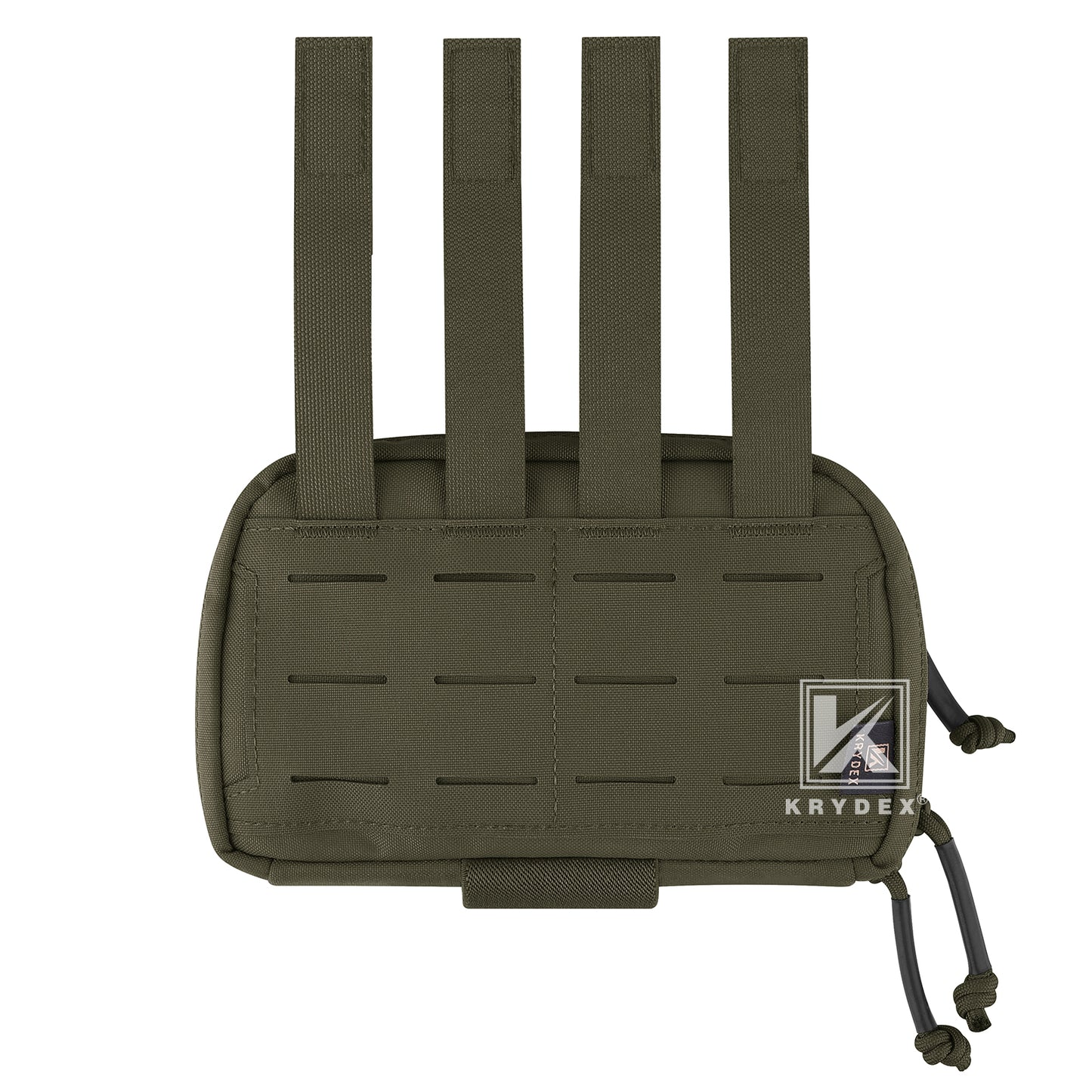Krydex Tactical Admin Pouch Chest Bag MOLLE Utility Pouch Front Pocket for Vest and Chest Rig