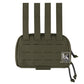 Krydex Tactical Admin Pouch Chest Bag MOLLE Utility Pouch Front Pocket for Vest and Chest Rig