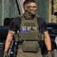 Krydex Tactical Modular Elastic Cummerbund Quick Release Buckle Vest Cummerbund Adjustable Triple Mag Holders Band Fits for K-Zero, JPC, CPC , LBT, FCPC