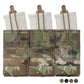 Krydex Tactical 556 Triple Mag Pouch Open Top MOLLE Magazine Holder for M4/M16/AR15 Fast Draw Quick Reload
