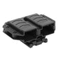 Krydex 9mm Double Stack Magazine Pouch 360° Rotatable Clip Fits 9mm/.40/.45 Double-Stack Mags Adjustable Retention Dual-Lock Mount for 1.5"-2.25" Belts & MOLLE