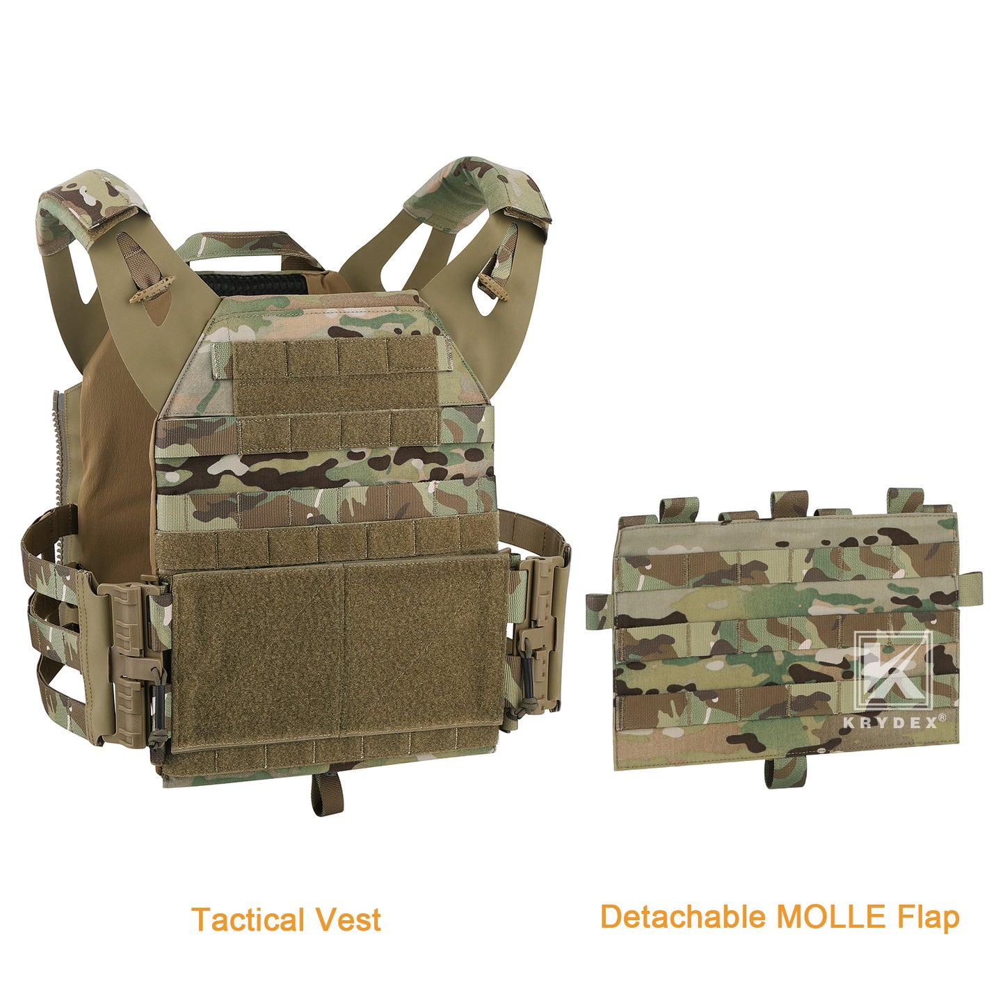 Krydex Tactical JPC 2.0 Plate Carrier Quick Release Tube Cummerbund Assaulter Armor Vest