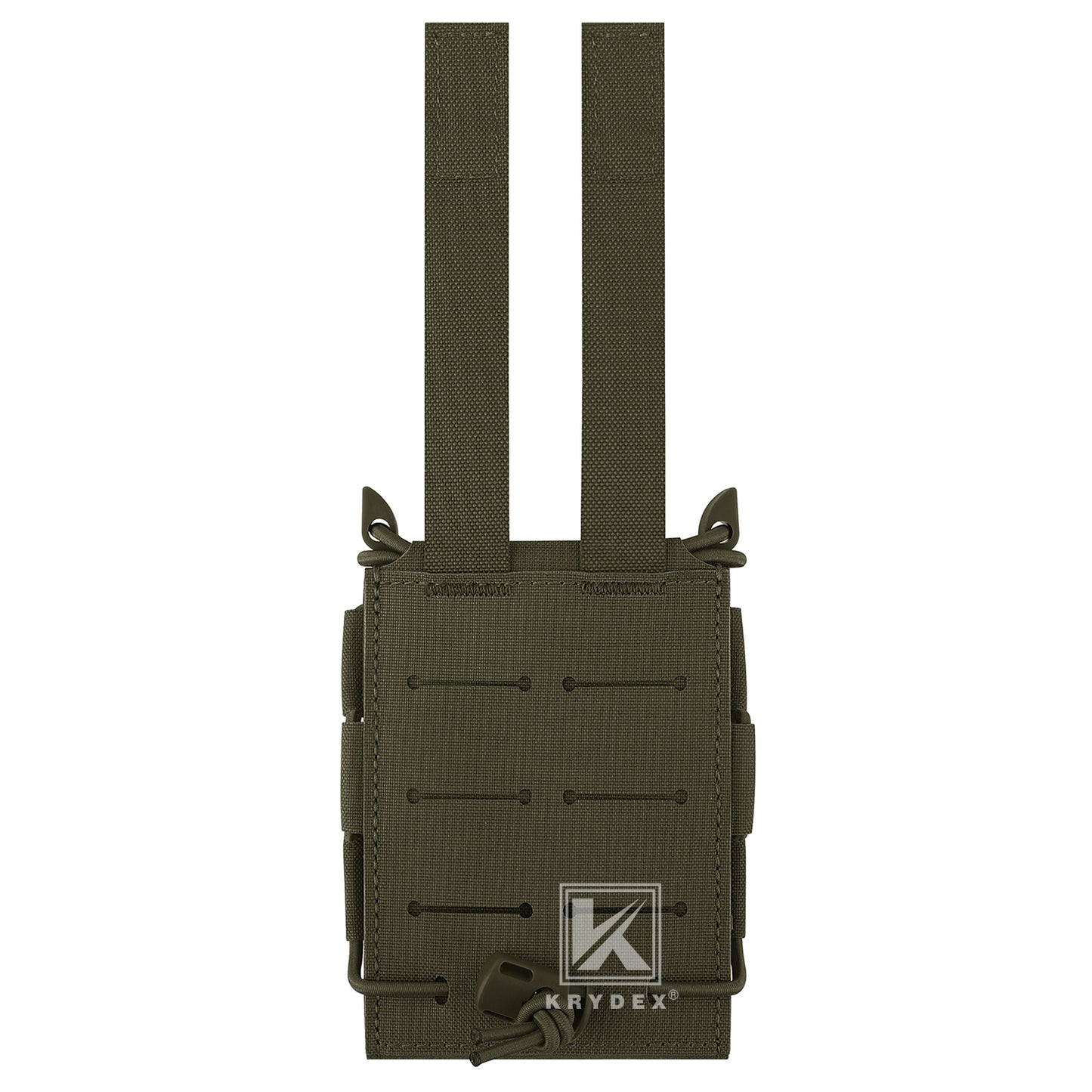 Krydex Tactical 556 Magazine Pouch Open Top Rifle Mag Carrier Rapid Access MOLLE Compatible