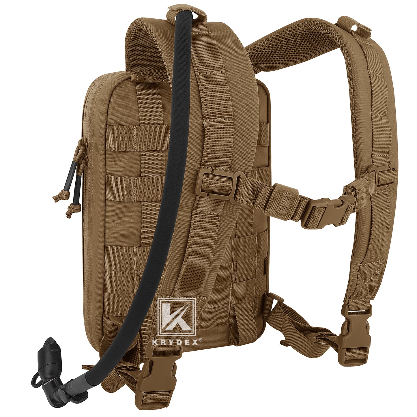 Krydex Tactical Hydration Pack 1.5L 50oz Water Bladder Carrier MOLLE for vest Hydro Backpack