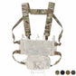 Krydex Tactical Chest Rig Padded Shoulder Strap Laser Cut H-Harness Fat Shoulder Waist Back Strap for Micro Fight Chassic Placard