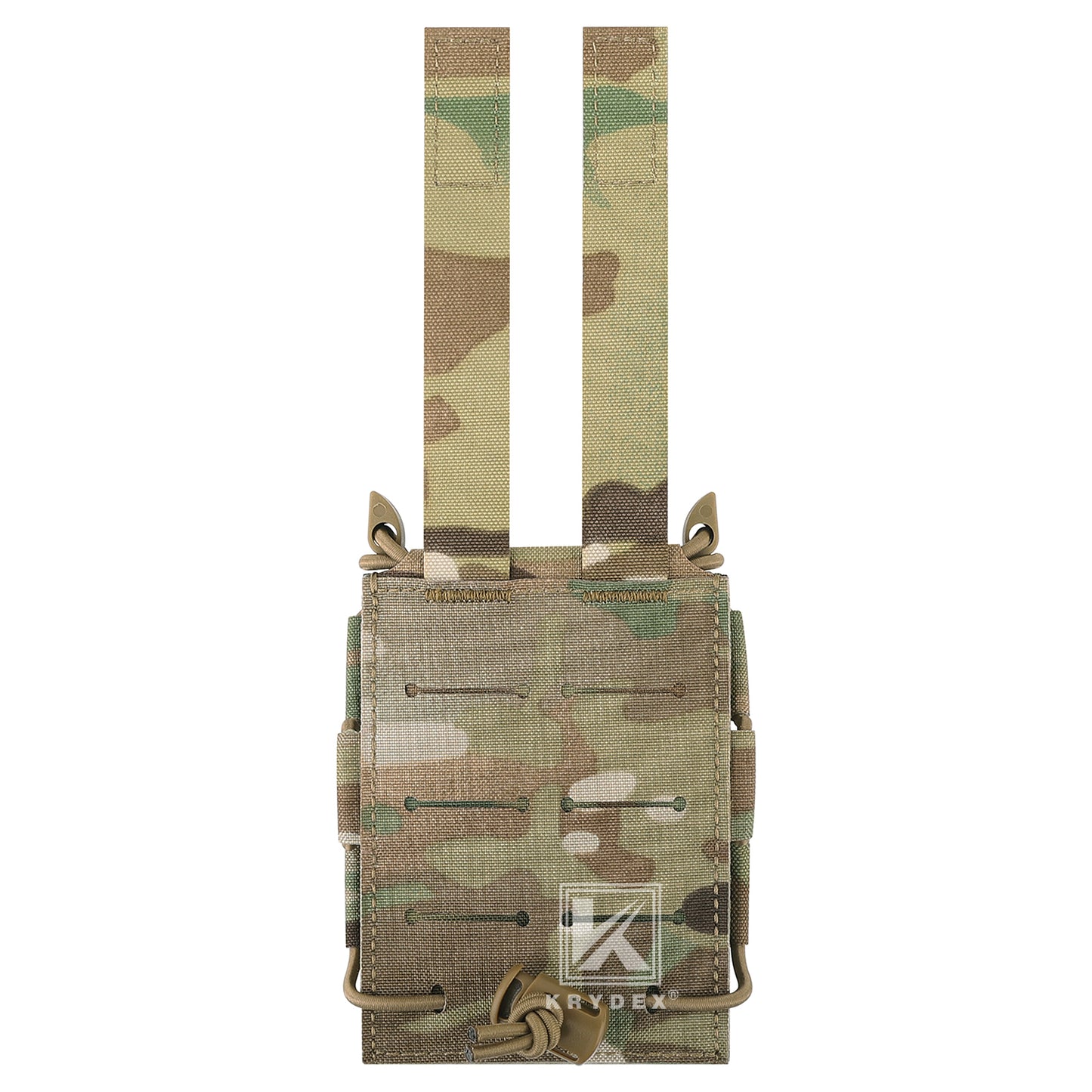 Krydex Tactical 556 Magazine Pouch Open Top Rifle Mag Carrier Rapid Access MOLLE Compatible