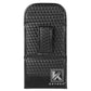 Krydex Flat Glove Holder Latex Nitrile Disposable Gloves Pouch Basket Weave Keeper Fits 2" & 2.25" Duty Belt For Police Firefighter Law enforcement EMT Paramedic First Responders