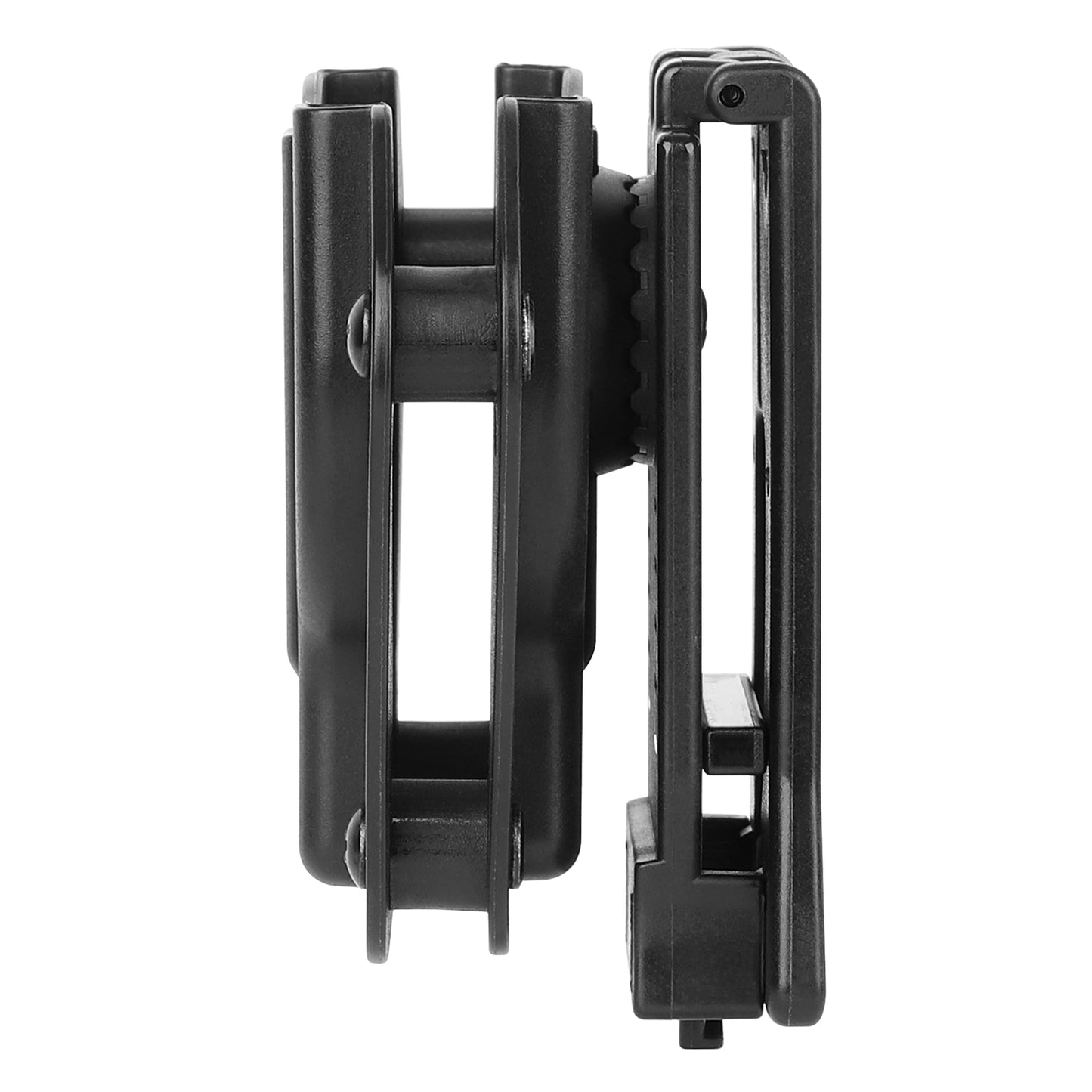 Krydex Handcuff Holster 360° Rotatable Dual-Lock Mount For 1.5”-2.25” Belt & MOLLE Clip Fits S&W Model 100/ASP/Peerless Chain Handcuffs Holder
