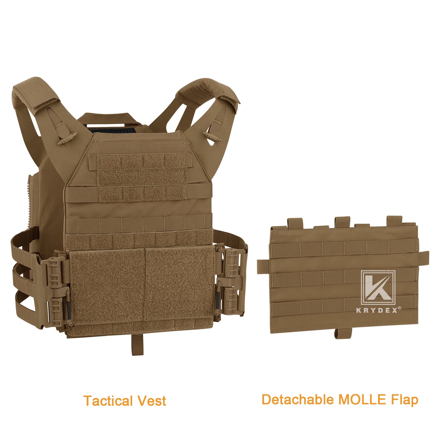 Krydex Tactical JPC 2.0 Plate Carrier Quick Release Tube Cummerbund Assaulter Armor Vest