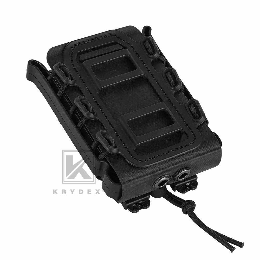KRYDEX Soft Shell 5.56mm 7.62mm Mag Pouch Magazine Carrier with Clip