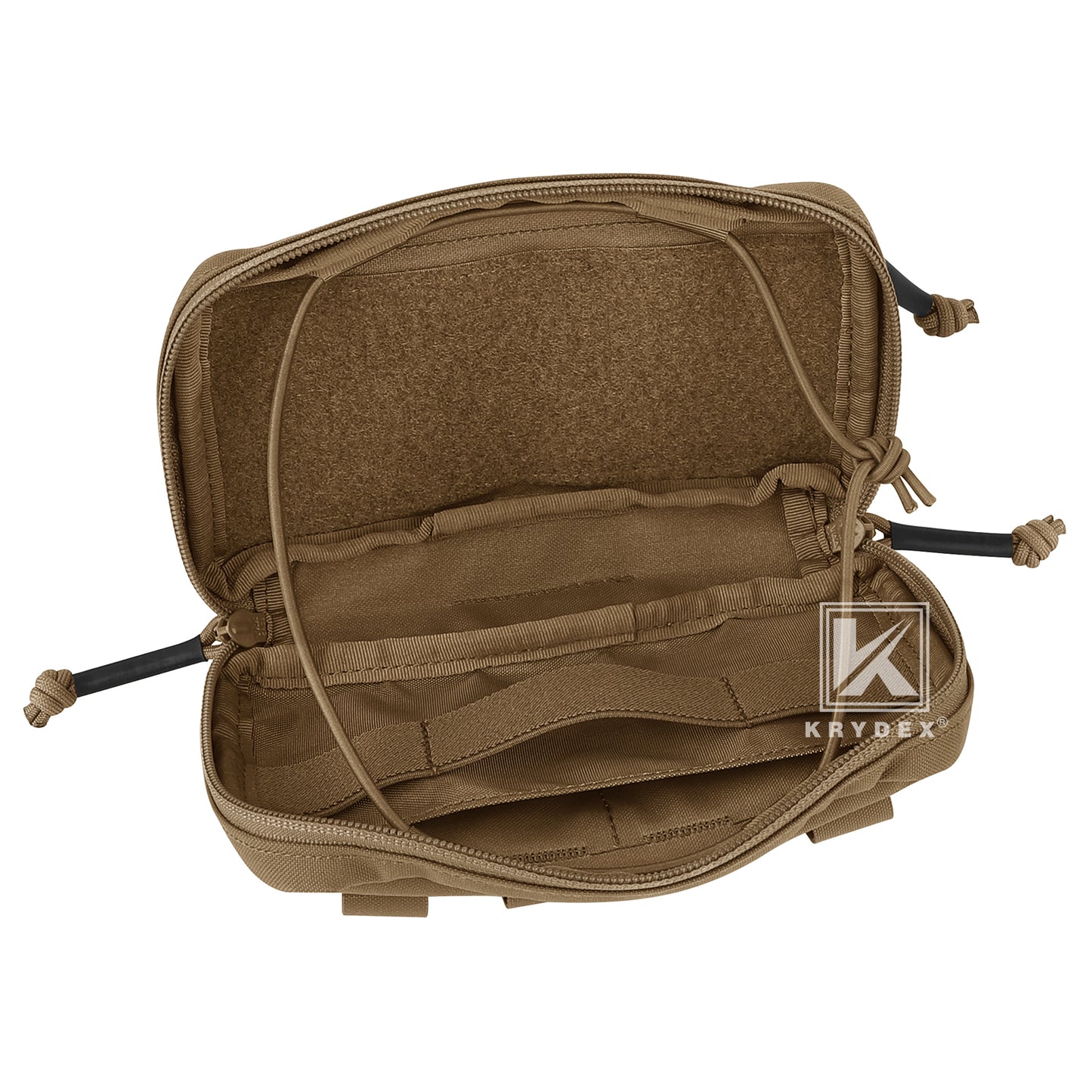 Krydex Tactical Admin Pouch Chest Bag MOLLE Utility Pouch Front Pocket for Vest and Chest Rig