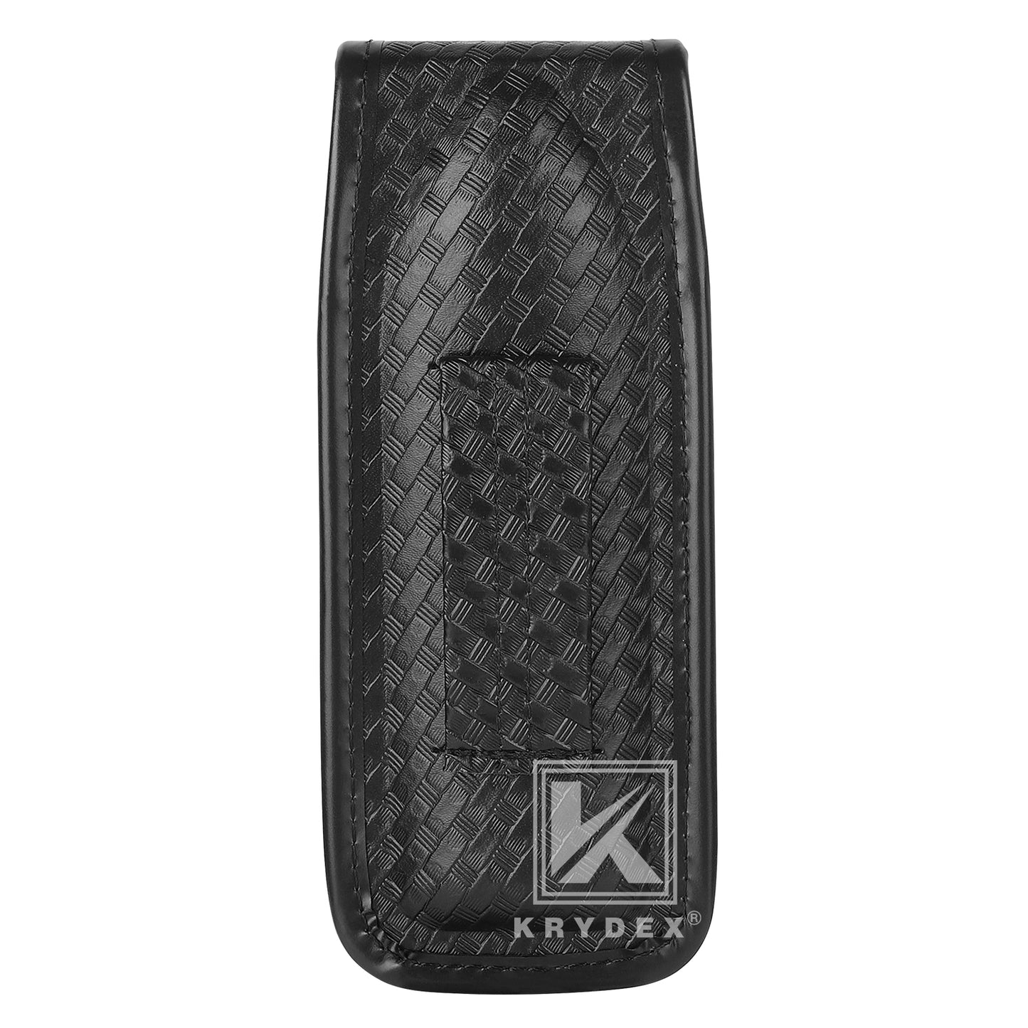 Krydex MK4 Pepper Spray Basket Weave Holder OC Spray Holster for Similar Size Canisters Pouch for Duty Belt Police Security Law Enforcement