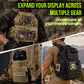 Krydex 4-Pack 4x4 Inch Dual-Sided Molle Patch Panel Hook & Loop Adapter Board for Patches Pouches & Accessories Reversible Hook/Loop Surface for Vests Backpacks & Tactical Gear Heavy-Duty Nylon