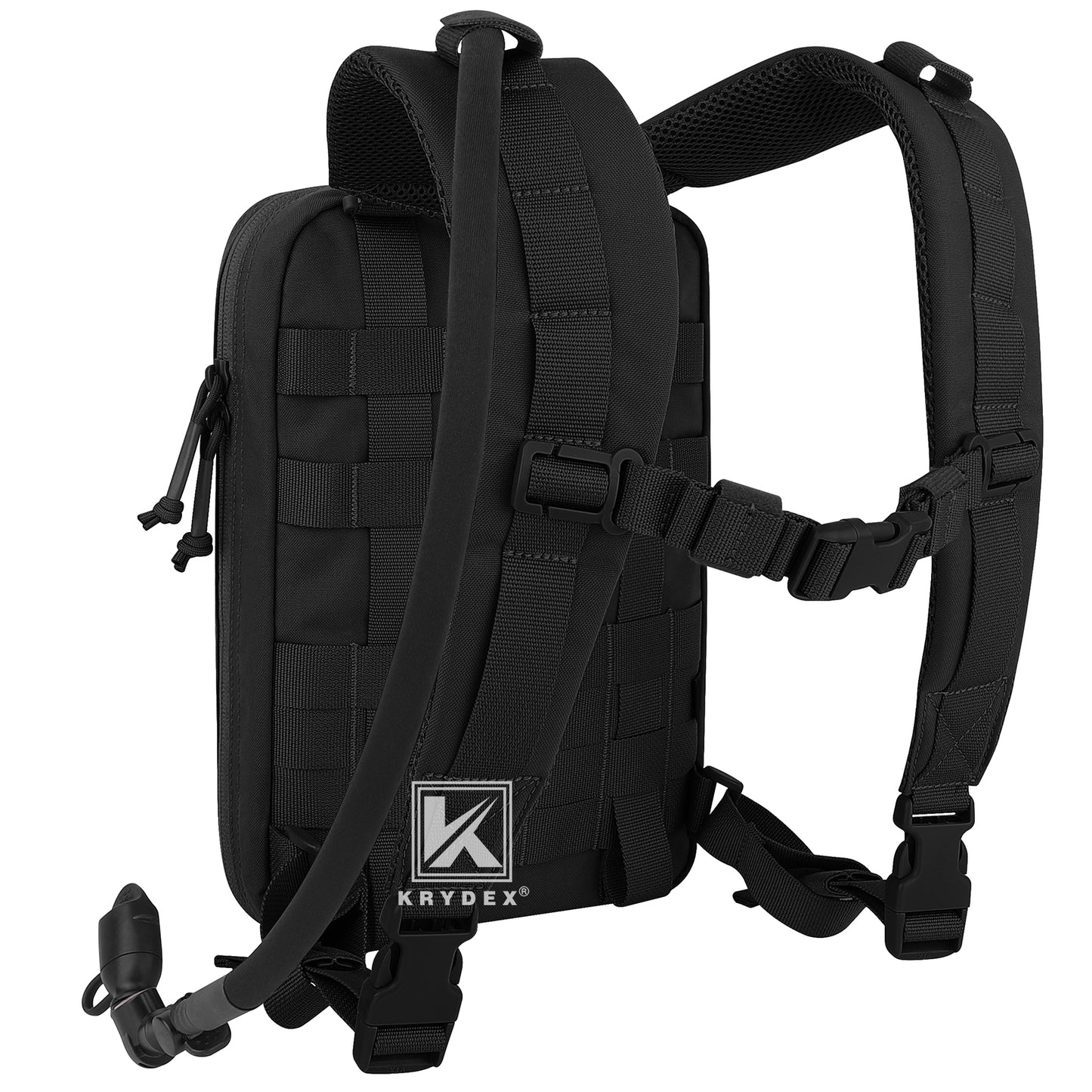 Krydex Tactical Hydration Pack 1.5L 50oz Water Bladder Carrier MOLLE for vest Hydro Backpack