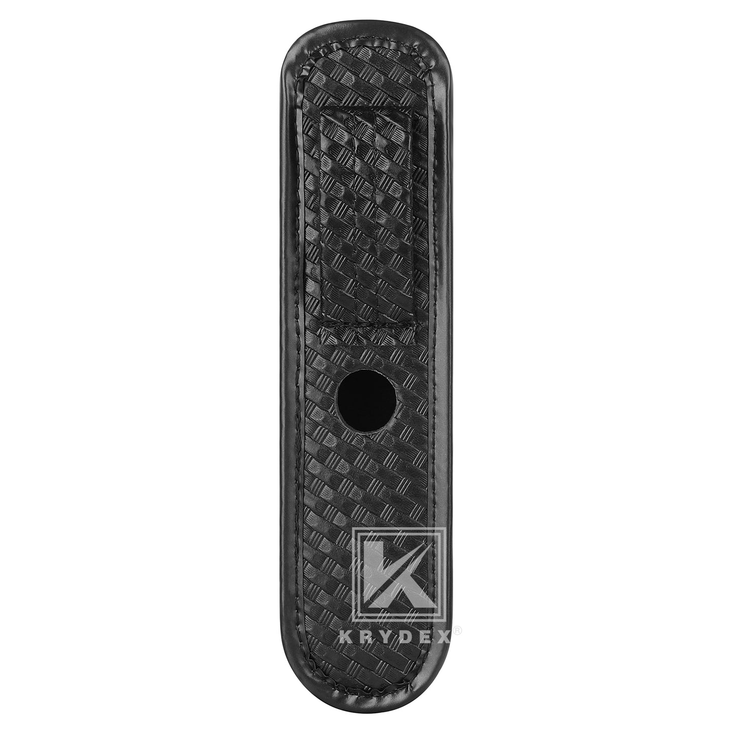Krydex Molded Baton Holder Fits 16 - 21" Expandable Batons Basket Weave Baton Pouch Fits 1.5" 1.75" 2" 2.25" Duty Belt For Police Security Officer LE