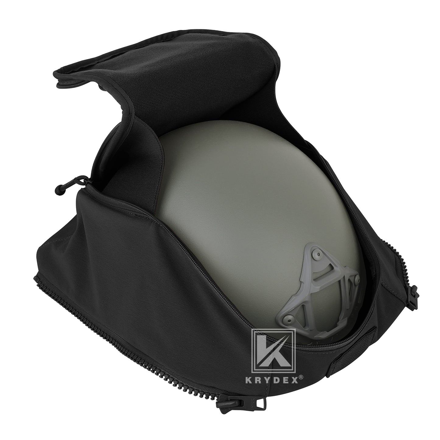 Krydex Tactical Zip-on Back Panel for Scarab Vest MOLLE Helmet Hydration Backpack
