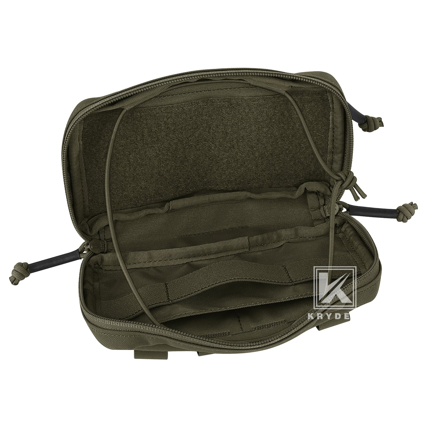Krydex Tactical Admin Pouch Chest Bag MOLLE Utility Pouch Front Pocket for Vest and Chest Rig