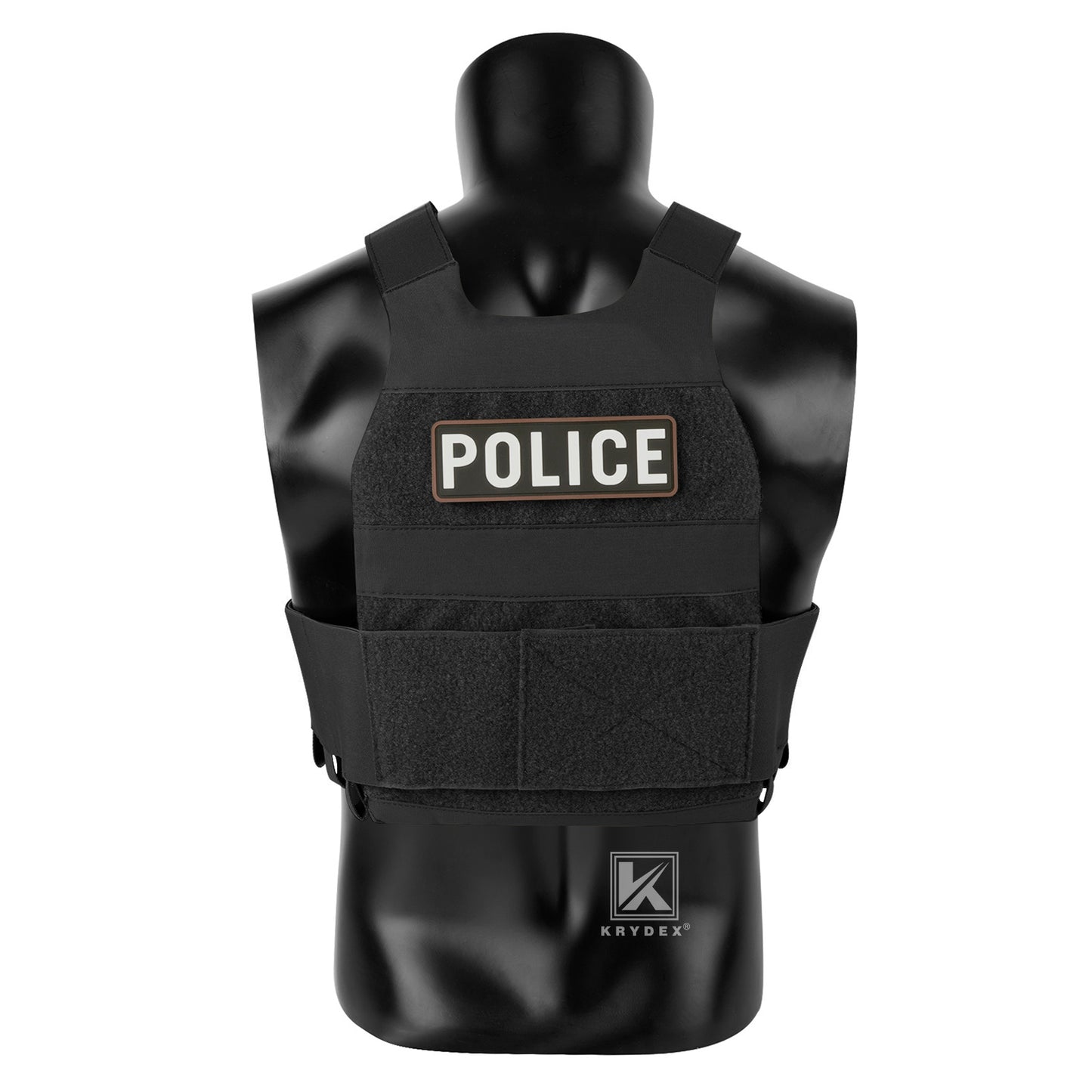 KRYDEX Low Vis Slick Plate Carrier Tactical Vest Body Armor w/MK Micro Fight Chest Rig Set