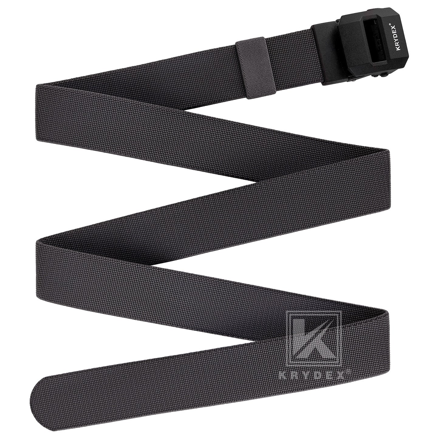 Krydex 1.5" Tactical Belt No Hole Auto-Locking Duty Work Belt Nylon Stretch EDC Belt