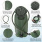 Krydex Tactical MOLLE Hydration Pack 100 oz Carrier 3L Water Bladder Pouch Modular Pack Bag