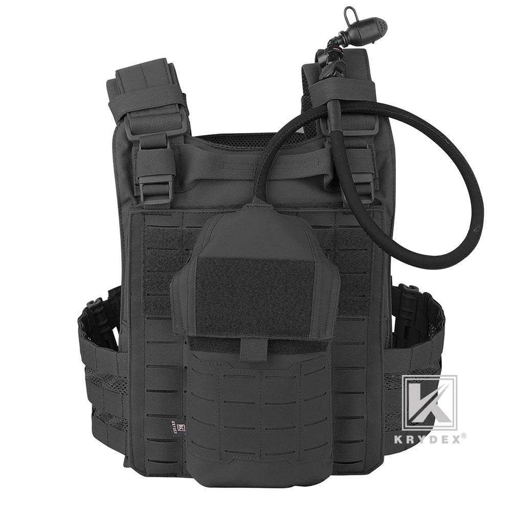 Krydex Tactical 1.5L 50oz Hydration Bladder Pouch Low Profile Hydra Carrier MOLLE Water Pack