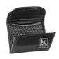 Krydex Flat Glove Holder Latex Nitrile Disposable Gloves Pouch Basket Weave Keeper Fits 2" & 2.25" Duty Belt For Police Firefighter Law enforcement EMT Paramedic First Responders