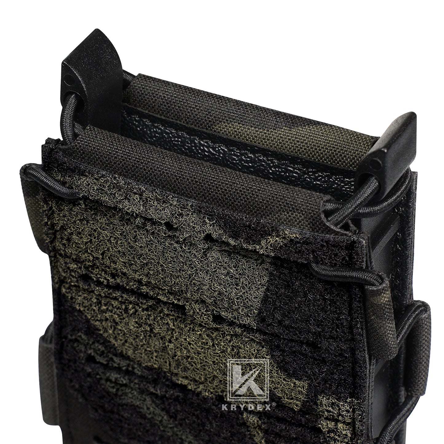 Krydex Tactical 556 Magazine Pouch Open Top Rifle Mag Carrier Rapid Access MOLLE Compatible