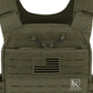 Krydex Tactical Vest Admin Pocket Zipper Insert Chest Full Two Way Zip For 511 Trainer Vest CPC Carrier