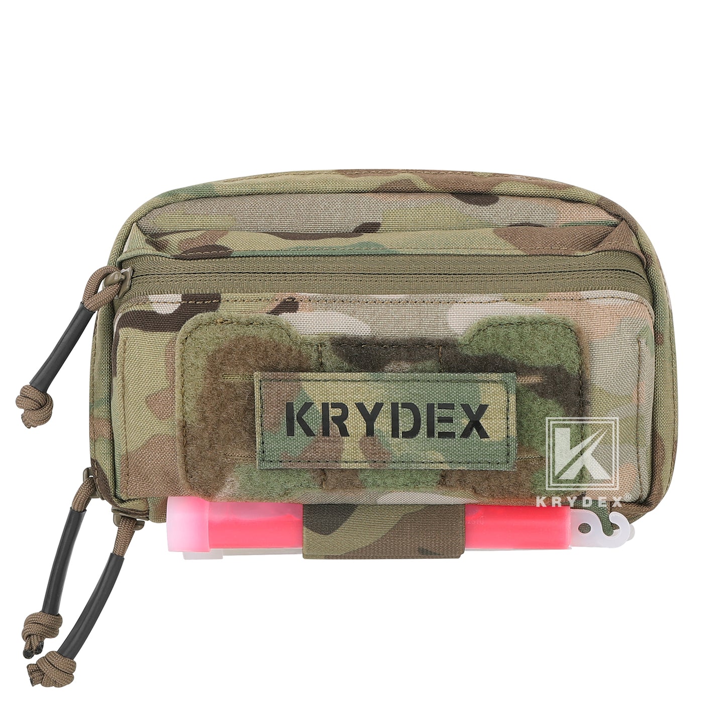 Krydex Tactical Admin Pouch Chest Bag MOLLE Utility Pouch Front Pocket for Vest and Chest Rig
